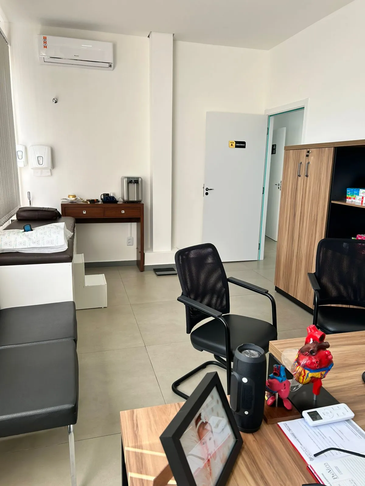 Estrutura do consultório de cardiologista