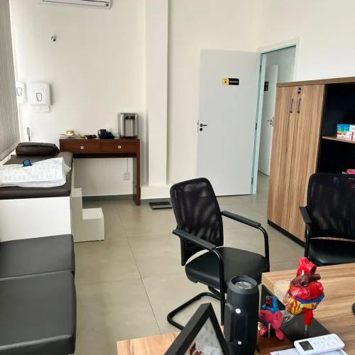Estrutura do consultório de cardiologista
